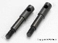 Wheel spindles, front (left & right) (2)