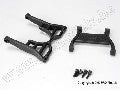 Wheelie bar arm (1)/ connector (1)/ 3x12 SS (hex drive) (4)