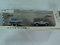 LAND ROVER 88 AVEC REMORQUE ET MINI COOPER BRITISH RACING 1/87