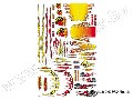 Decal sheet, Flames
