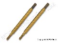 Shaft de shock GTR revêtu de TiN (2 pièces) - TRAXXAS