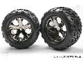 Tires & wheels, assembled, glued (2.8") (All-Star black chrome w