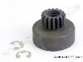 Clutch bell, (16-tooth)/5x8x0.5mm fiber washer (2)/ 5mm E-clip (
