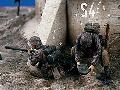POSEUR MINE+LANCE FLAMME 1/35