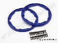 Sidewall protector, beadlock style (blue) (2)/ 2.5x8mm CS (24) (