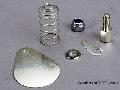 Antenna spring/ connector terminal/ antenna post with washer & n
