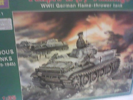 PZKPFW II F FLAMINGO LANC FLAMME ALLEMAND 1/35
