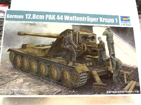 GERMAN 12.8CM PAK 44 WAFFENTRAGER FRUPP 1 1/35