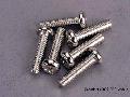Screws, 4x15mm roundhead machine (6)