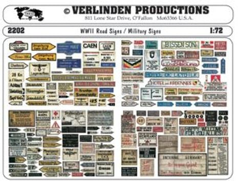 PANNEAUX ROUTE WW2       1/35