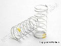 Spring, shock (white) (GTR) (front 0.7 yellow) (1 pair)