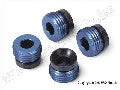 Aluminum caps, pivot ball (blue-anodized) (4)