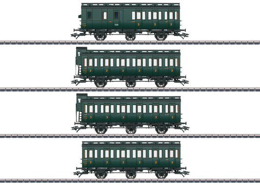 Coffret Voitures Compartiments SNCF Ep III HO MÄRKLIN 42042 - Trains