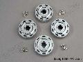 Wheel covers, Mercedes style (chrome) (4)/attachment screws (12)