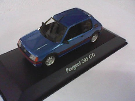 PEUGEOT 205 GTI BLEU 1990 1/43