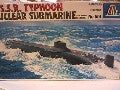 USSR TYPHOON NUCLEAR SUBMARINE 1/350