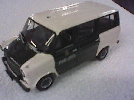 MINICHAMPS FORD TRANSIT 1971 POLIZEI - Miniature Voiture 1/43