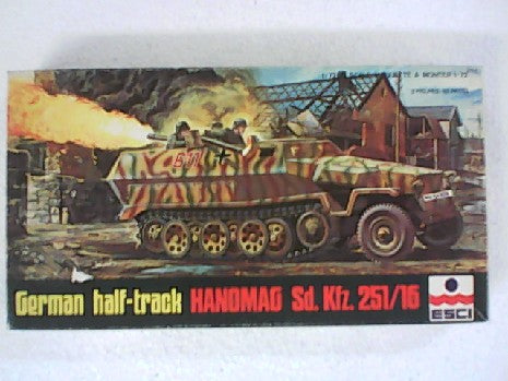 GERMAN HALF-TRACK SDKFZ 251/16 1/72