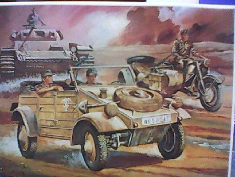 KUBELWAGENH  BMW SIDE CAR  1/72