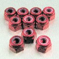 Écrou Nylstop M4 Rouge - Fixation Durable pour Modélisme