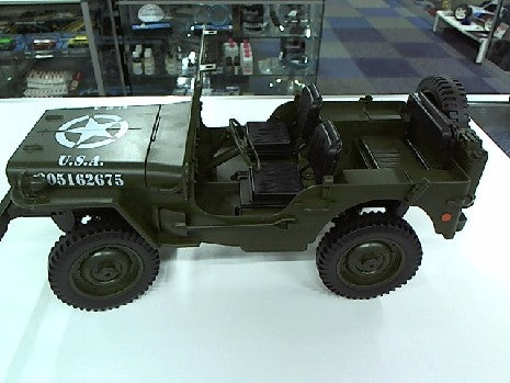 VOITURE MILITAIRE 4WD VERT 1/12