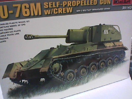 CANON D ASSAUT AUTOMOTEUR SOVI╔TIQUE SU-76M AVEC FIGURINE 1/35