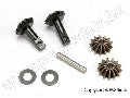 Gear set, differential (output gears (2)/ spider gears (2)/ spid