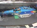 Miniature Formule 1 Benetton B 199 A. Wurz 1/43 par Minichamps