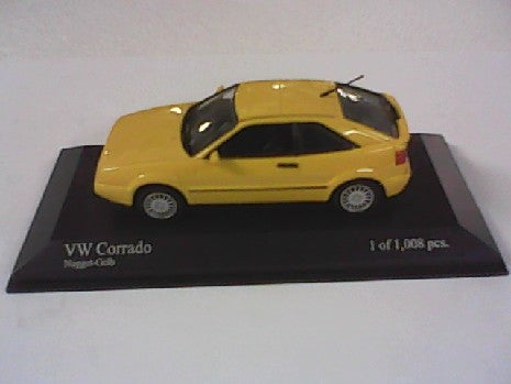 VW CORRADO G60 JAUNE 1990 1/43