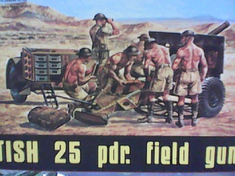 BRITISH 25 PDR FIELD GUN  1/72