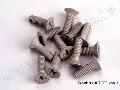 Screws, 4x12mm countersunk machine (Aluminum) (12)