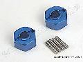 Wheel hubs, hex (2)/ stub axle pins (2)