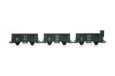 SET 3 WAGONS COUVERT SPA