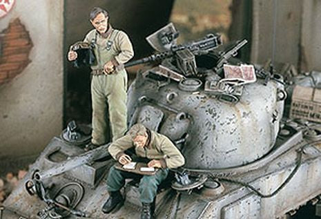 US TANKER ECRIVANT LETTRE1/35