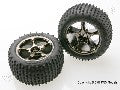 Tires & wheels, assembled (Tracer 2.2" black chrome wheels, Alia