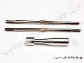 Turnbuckles, titanium 94mm (front tie rods) (2)/ billet aluminum