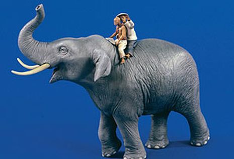 ELEPHANT ASIE+ENFANTS 1/35