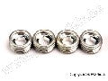 Aluminum caps, pivot ball (4)