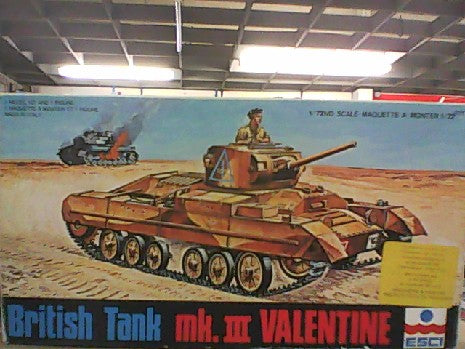 BRITISH TANK MK.III VALENTINE 1/72