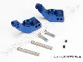 Stub axle carriers, blue-anodized 6061-T6 aluminum, rear (1.5 de