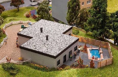Bungalow Faller - Maquette Décorative pour Trains Miniatures