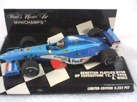 Miniature Formule 1 Benetton Wirz 1/43 par Minichamps