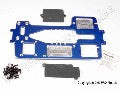 Chassis, 7075-T6 billet machined aluminum (4mm) (blue)/ hardware