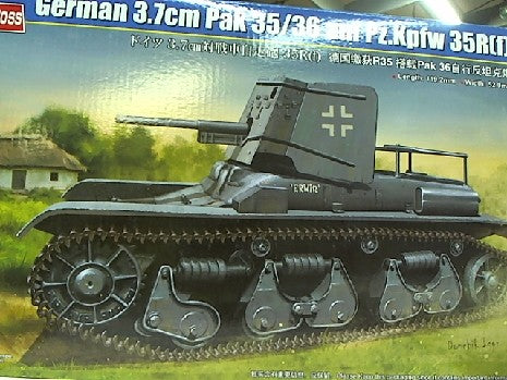 GERMAN 3.7CMPAK 35/36 AUF PZ.KPFW 35R(F) 1/35