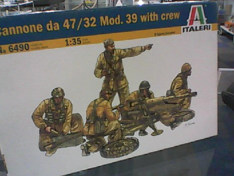 Canon anti-chars 47/32 Elefantino - Maquette Militaire 1/72