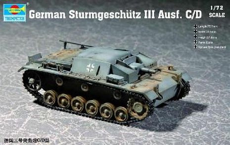 CANON D'ASSAUT STRUMGESCHUTZ III AUSF C/D 1/72