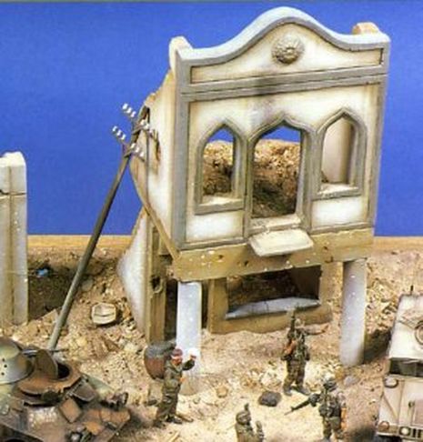 MAISON IRAQ EN RUINE 1/35
