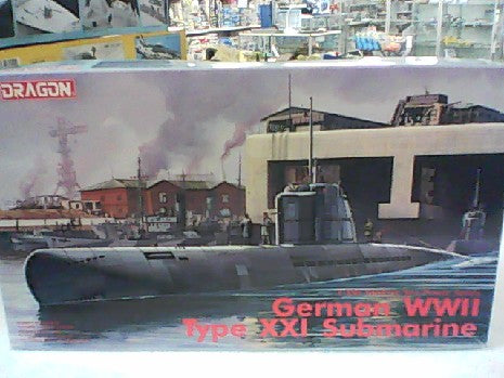 GERMAN WWII TYPE XXI SUBMARINE 1/350