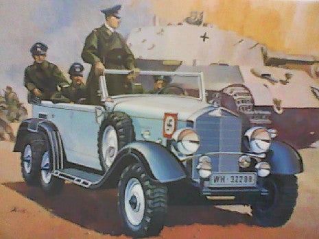 MERCEDES BENZ G4 ALLEMAND  1/72