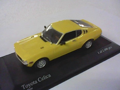 TOYOTA CELICA 1975 JAUNE 1/43
